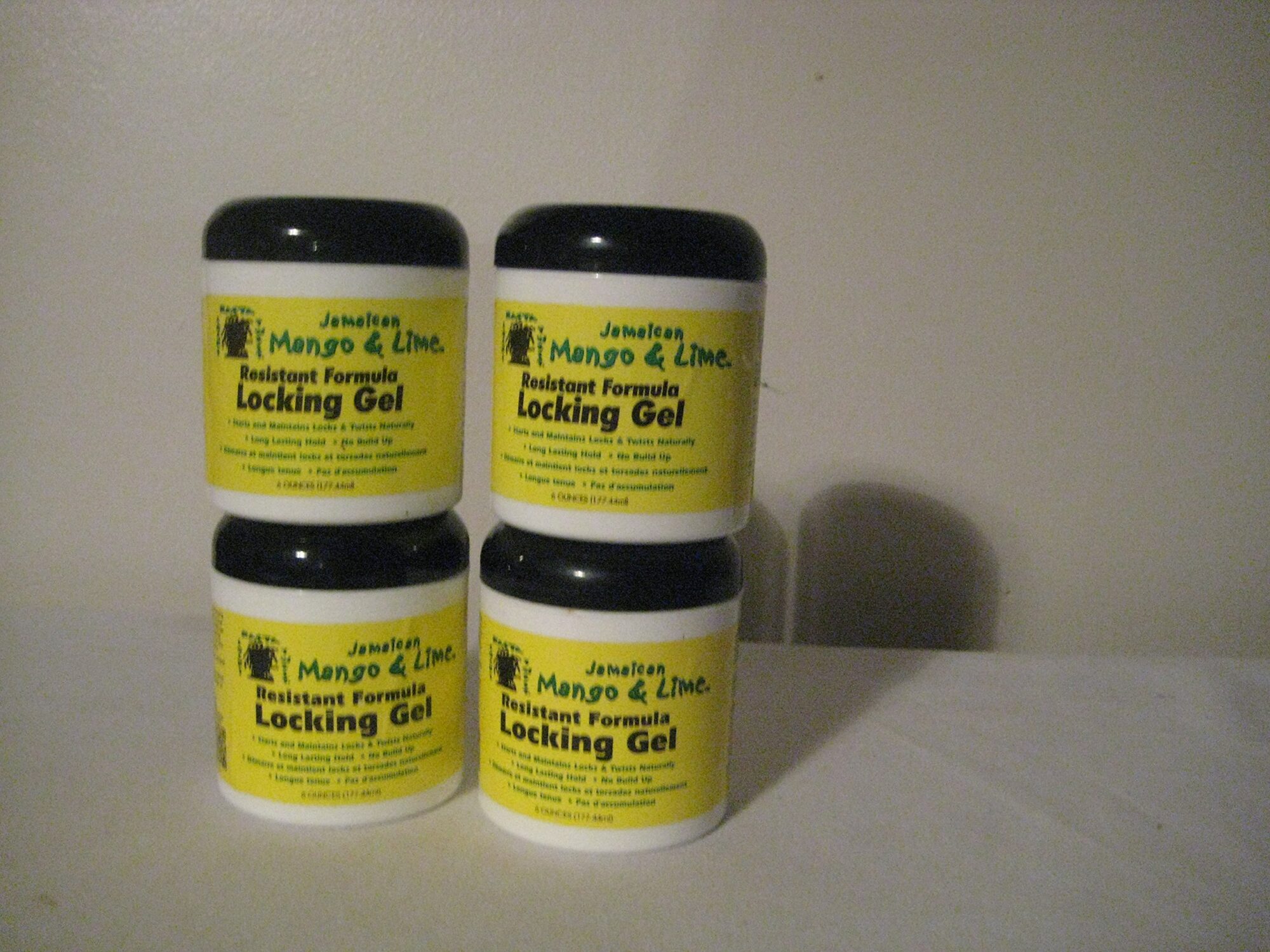 Jamaican Mango & Lime Resistant Formula Locking Gel 6 oz (Pack of 4)