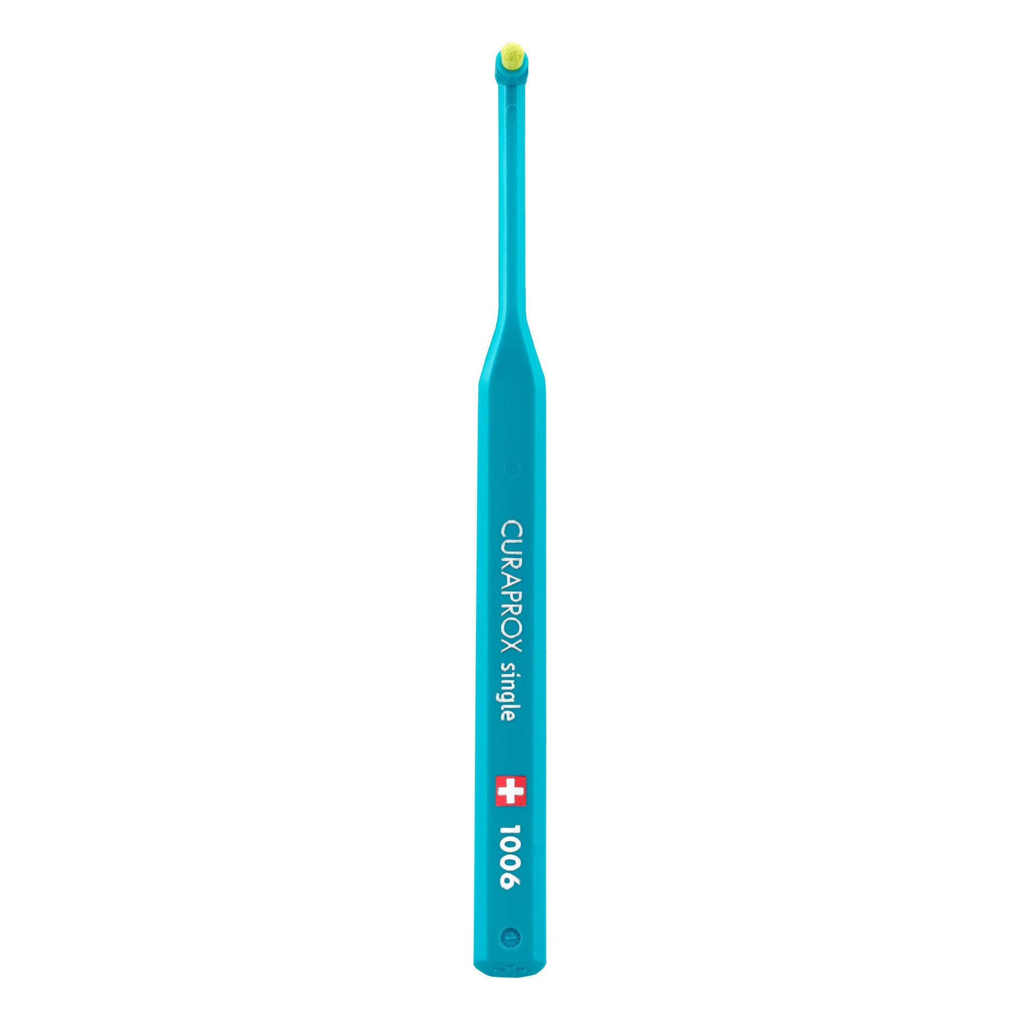 Curaprox CS 1006 Interdental Toothbrush, Assorted Colour. Manual Single Tuft Interdental Brush Ultra-Fine CUREN? Filaments