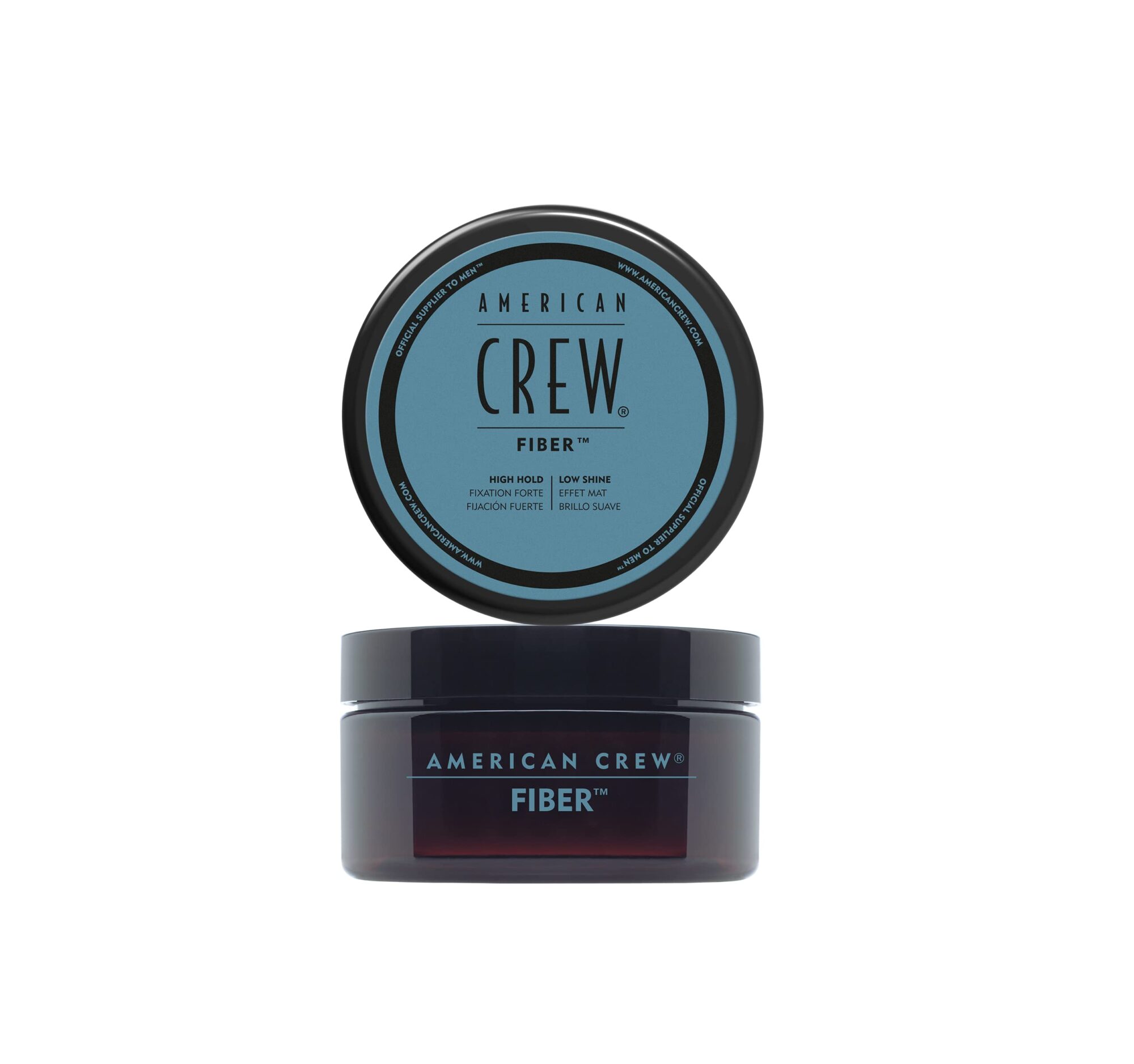 American Crew Fiber High Hold with Low Shine, Gifts for Men, for Thickening and Texture, Matte Finish, Hair Styling Wax for Men - 85 g